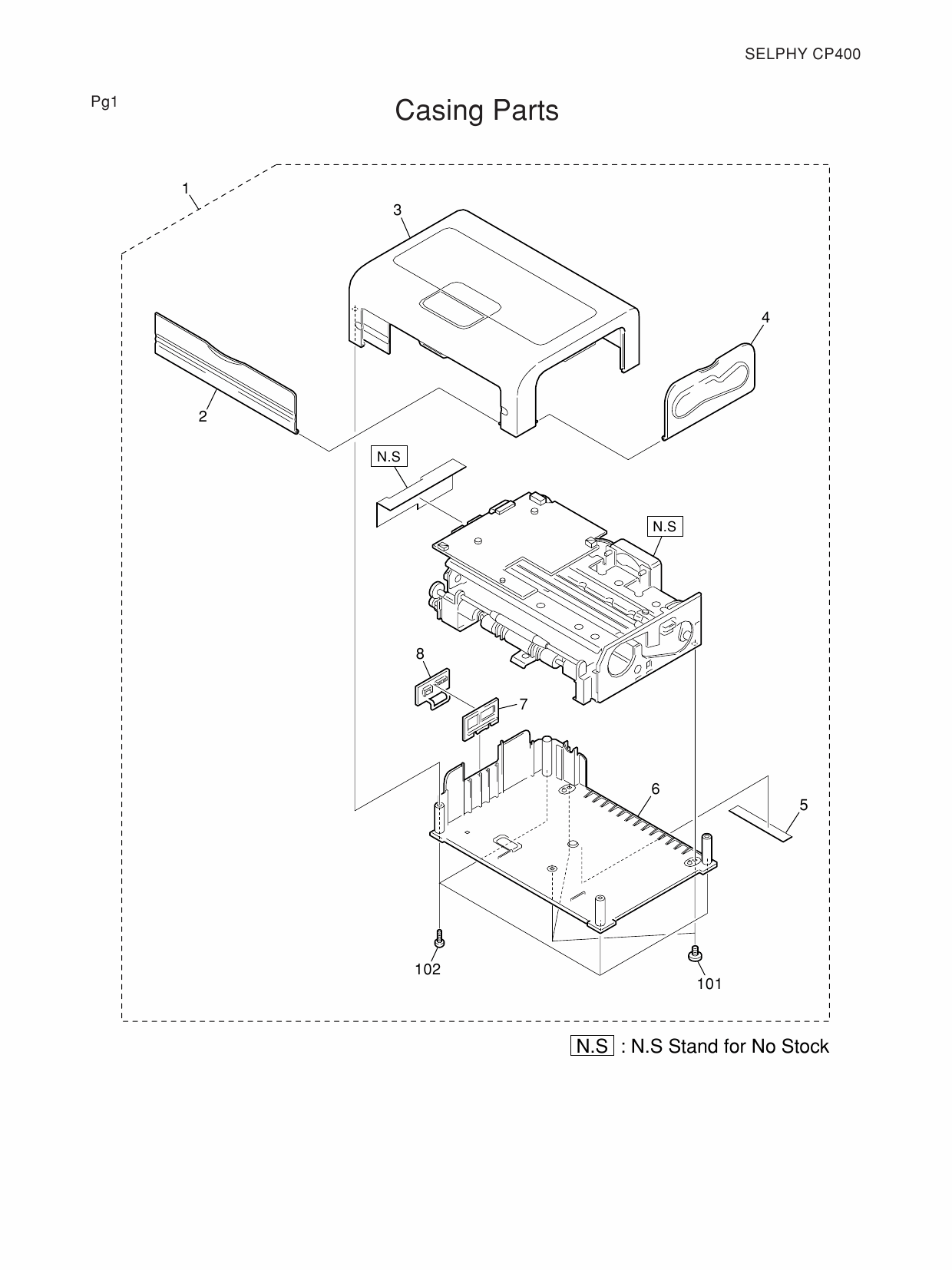 Canon SELPHY CP400 Parts Catalog Manual-3